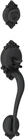Schlage F58 Brk 716 Brookshire Exterior Handleset Deadbolt Aged Bronze W/keys Open. Price: $47.00.