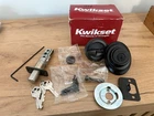 Kwikset Tustin Single Cylinder Deadbolt Venetian Bronze Open. Price: $20.00.
