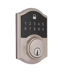 Defiant Castle Satin Nickel Compact Touch Electronic Single Cylinder Deadbolt New. Price: $39.99.
