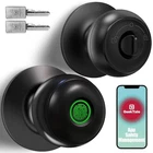 Geektale Fingerprint Door Lock, Smart Knob With App Used. Price: $40.90.