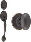 Design House 750232 Coventry Oil-rubbed Bronze Door Handleset With Egg Knob Open. Price: $99.95.