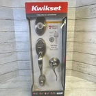 Kwikset Shelburne Satin Nickel Single Cylinder Door Handleset W/ Smartkey New. Price: $79.99.
