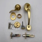 Design House Coventry Door Handleset Deadbolt Satin Gold 728915 Used. Price: $19.95.