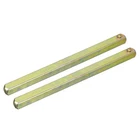 Uxcell 2PCS Door Knob Spindle, Long Spare Handle 130MM, Gold. Price: $13.56.