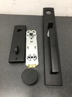 Baldwin EESANXCONCQE190S Santa Cruz Satin Black Keyed Entry Handleset - Smartkey Open. Price: $312.99.
