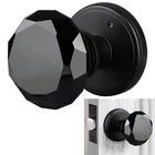 Balin Designs Black Crystal Glass Door Knob Passage/closet, Non-locking New. Price: $54.89.