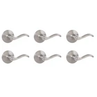 Defiant Naples Satin Nickel Bed Bath Door Handle Contractor Pack Open. Price: $69.99.