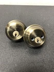 Schlage B62609 Double Cylinder Grade 1 Deadbolt - Antique Brass Used. Price: $48.02.