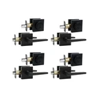 Black Front Deadbolt Set,door Handles Interior New. Price: $156.28.
