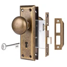 Newliplace Mortise Lock Set For 1 Pack, Vintage Antique Brass. Price: $39.25.