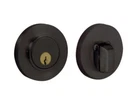 Baldwin Contemporary Solid Brass Single Cylinder Keyed Entry Deadbolt Open. Price: $86.85.