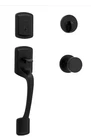 Kwikset Prague Keyed Entry Door Lock Deadbolt Handle Pismo Knob Matte Black Open. Price: $64.00.
