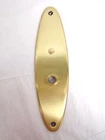 Baldwin Escutcheon Wilmington Passage Half Satin Brass & Brown 6795-060-KE 756HW Open. Price: $12.00.