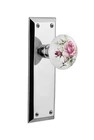 Nostalgic Warehouse 711191 PRIVACY2.375" Bright Chrome New York Plate Open. Price: $108.75.