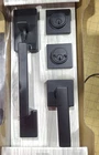 Toledo European Lugo Iron Black Low Profile Door Handleset Double Cylinder Open. Price: $54.99.
