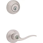Kwikset 991 Tustin Entry Lever And Single Cylinder Deadbolt Combo Pack Featu... New. Price: $87.52.