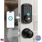 Alimavor Keyless Entry Door Lock Handle Set Smart Fingerprint 5 1 New. Price: $79.98.