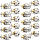 Probrico 10 Pack Entry Door Knob With Double Cylinder Deadbolts, Keyed Alike Open. Price: $174.32.
