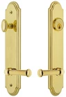 Grandeur Arcgeo Tp Eset 234 Lh Solid Brass Tall Plate Single - New. Price: $576.00.
