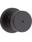 Pismo Kwikset Privacy Locking Door Knob Interior Keyless Matte Black 730PSK Rdt Open. Price: $34.99.