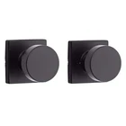 Kwikset Pismo Matte Black Hall/closet Square Door Knob New. Price: $22.99.