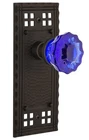 Nostalgic Warehouse 720386 Craftsman Plate Passage Crystal Cobalt Glass Door... New. Price: $99.99.