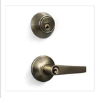 Premier Lock Entry Lever Door Knob & Deadbolt Combo Set Keyed Alike New. Price: $40.00.