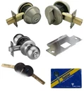 Mul-t-lock Single Cylinder Deadbolt With S. Parker Entry Knob Set 2 Keys New. Price: $290.00.
