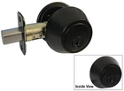 Matte Black Finish Double Cylinders Deadbolt Door Locks Kwikset Keyway New. Price: $19.95.
