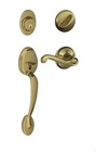Plymouth Cylinder Handleset Left Antique Brass -schlage F60-PLY-ACC Used. Price: $19.99.