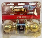 Kwikset Keyed Entry Door Knob/lockset Sealed Original Packaging. New. Price: $12.00.