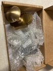 Nostalgic 712827 Brass Door Knob Set, Cottage Rose, 2-3/8" Backset Antique Used. Price: $158.99.