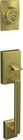 Schlage F58-CEN Century Single Cylinder Exterior Entrance Brass New. Price: $140.64.