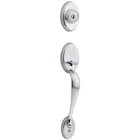 Kwikset 800CE Lip 26 Rcal Rcs Satin Chrome Entry Handleset W/ Keyed Deadbolt New. Price: $49.98.