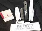 Baldwin 6952-151-LENT Edinburgh Mortise Entry Trim Set Lever Antique Nickel New. Price: $799.99.