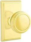Privacy Set, Rectangular Rosette, Norwich Knob, Unlacquered Brass US3NL New. Price: $254.99.