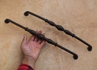 19' Cast Iron Door Gate Extra Large Handle Vintage Pull Home Decor 2 Pcs. Price: $79.00.