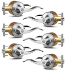 Veise 6 Pack Door Handles Privacy Levers, Wave Style Interior Knobs... New. Price: $76.35.