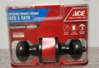 New Ace Interior Privacy Locking & Bath / Oil-rubbed Bronze. (03). Price: $17.99.