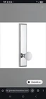 Grandeur 815375 Carre Tall Plate Privacy Hyde Park Knob Bright Chrome 2.75" O/bx Open. Price: $300.00.