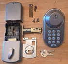 Milocks TF-02SN Digital Deadbolt Door Electronic Keyless Entry Satin Nickel Used. Price: $25.95.