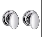 Baldwin 5025.260.PRIV Estate Egg Knob Set W/5048 Rose Polished Chrome Open. Price: $199.00.