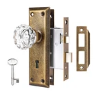 Toptotoo Mortise Lock Set Interior Door, Crystal Glass Knobs With And New. Price: $49.98.