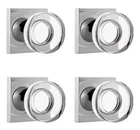 Coolnews 4 Pack Glass Dummy Door Knobs Interior, Single Side Crystal Do.... Price: $44.95.