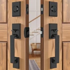 Loqron Double Front Door Lock Keyed Entry Handleset Dummy Square New. Price: $164.35.