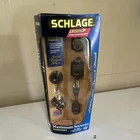 Schlage Maximum Security Entry Door Lock Set Bronze Brass Lifetime Anti-tarnish Used. Price: $125.00.