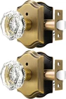 Octagonal Crystal Door Knobs 2 Pack, Interior Privacy Handle For Bed/bathro New. Price: $71.99.