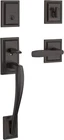 Baldwin Torrey Pines, Front Entry Handle Set With Interior Lever Open. Price: $135.00.