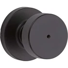 Kwikset Pismo Round Privacy Locking Knob Matte Black For Bedrooms And Bathrooms New. Price: $37.09.