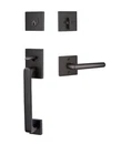 Emtek Baden Left Handed Sectional Single Cylinder Keyed Entry Handleset With Stu Open. Price: $297.65.